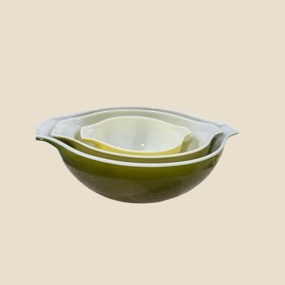Pyrex vintage verde